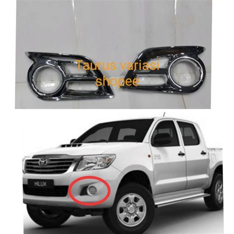 Jual Ring Cover Foglamp Bumper Depan Mobil Toyota HILUX Vigo 2010 2011