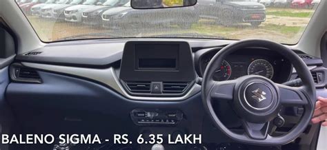 Maruti Baleno Base Variant Sigma Detailed In Walkaround Video