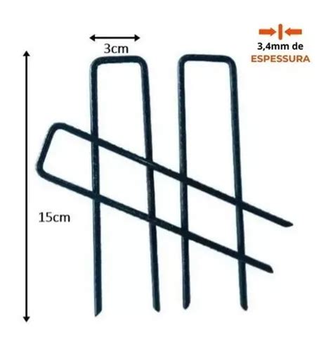 Grampos Gancho Para Grama Sint Tica Pe As Parcelamento Sem