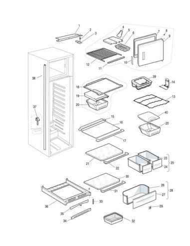 Panier Inférieur pour Lave Vaisselle SMEG