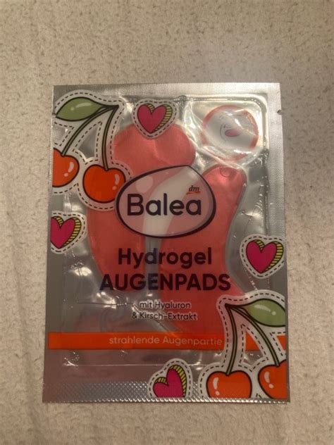 Balea Hydrogel Augenpads Mit Hyaluron Kirsch Extrakt INCI Beauty