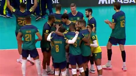 Brasil X Cuba Vôlei Hoje - Vídeo: Brasil vence Cuba e fica a duas vitórias da vaga olímpica no ...