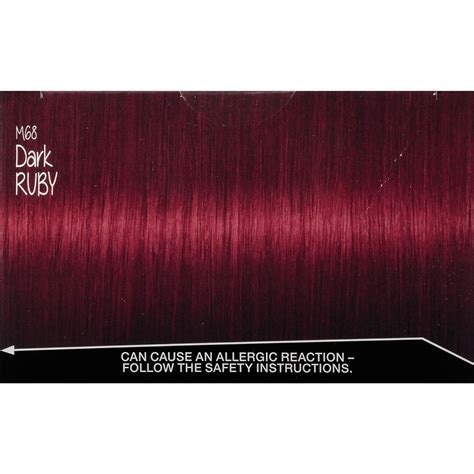 Schwarzkopf Got2b Metallics M68 Dark Ruby Permanent Hair Color ...