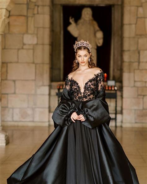 Black Wedding Dresses 33 Unusual Styles Faqs Black Wedding Dresses Black Wedding Gowns