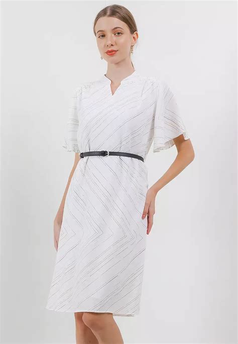 Jual Whitemode Uta Dresses Original Zalora Indonesia