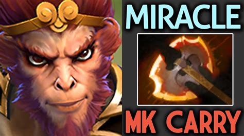 Miracle Dota Monkey King Battle Fury Build Carry Youtube