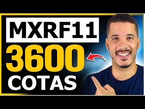 CHEGUEI A 3600 COTAS DO MXRF11 MUITO RÁPIDO Quanto Recebe de