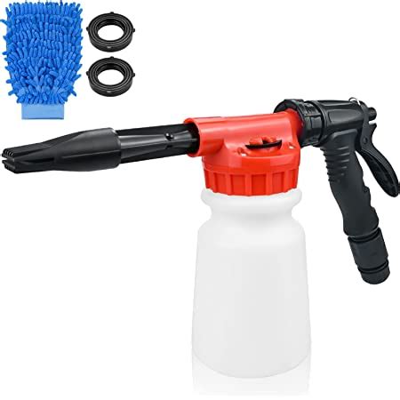 GALAXYER Snow Foam Gun Sprayer 900ml Adjustable Car Cleaning Foam