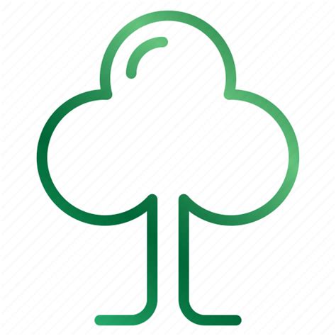 Forest Garden Nature Tree Icon Download On Iconfinder