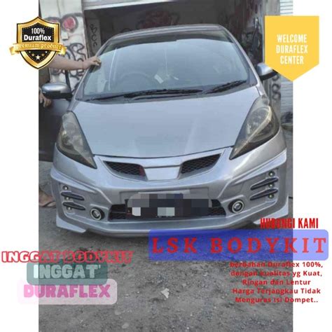 Jual Aksesoris Mobil Bodykit Honda Jazz Ge Adaptasi Mugen Rs Body Kit