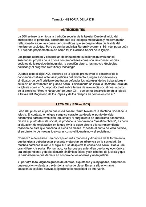 TEMA 2 Apuntes Del Tema 2 Tema 2 HISTORIA DE LA DSI ANTECEDENTES