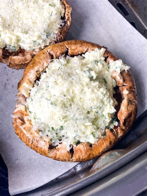 Air Fryer Stuffed Portobello Mushrooms Danny S Delight