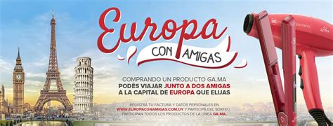 Promociones Sorteos Y Premios En Uruguay Europa Con Amigas Ga Ma Italy