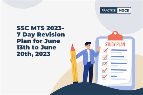 SSC MTS 2023 7 Day Revision Plan For June 13th To June 20th 2023