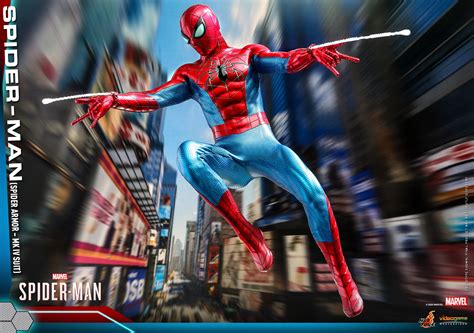 Hot Toys VGM 43 Marvels Spider Man Spider Armor MK IV Suit Hot Toys Complete Checklist