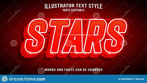 3d Editable Text Effect Style Stock Vector Illustration Of Premium