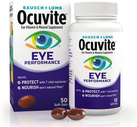 Ocuvite Eye Vitamin And Mineral Supplement Contains Zinc