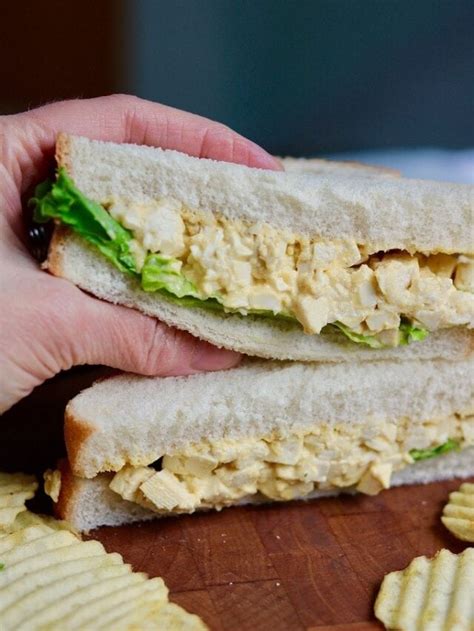 Best Vegan Egg Salad Sandwich The Cheeky Chickpea