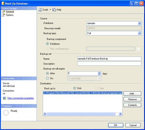 Cómo restaurar una base de datos de SQL Server en otro servidor