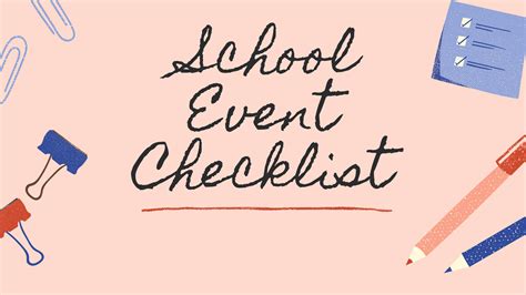 The Only School Event Planning Checklist You Will Need