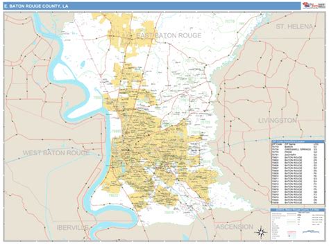 East Baton Rouge Parish Zip Code Map - Corrie Christina