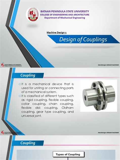 Design of Couplings: Analysis and Calculations | PDF | Mechanics ...