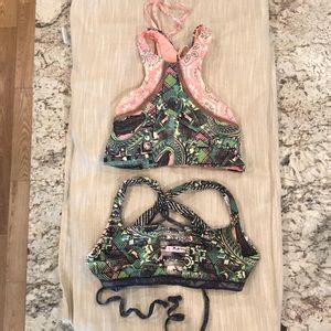 Maaji Swim New Teal Mer Wing Tri Bikini Top S 6 Nwt Poshmark