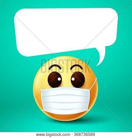 Emoji Smile Face Mask Vector & Photo (Free Trial) | Bigstock