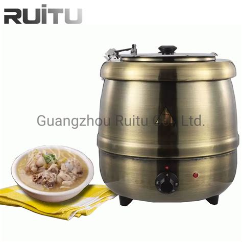 Banquet Restaurant Hotel Equipment Insulated Stainless Steel Table Top Electric Hot Pot Soup