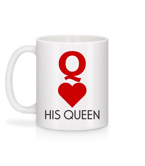 His Queen · Mug En Céramique Blanc Shirtinator