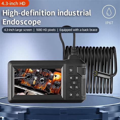 C Mera Endosc Pio Industrial 4 3 Tela IPS Cabo R Gido HD1080P Inspe O