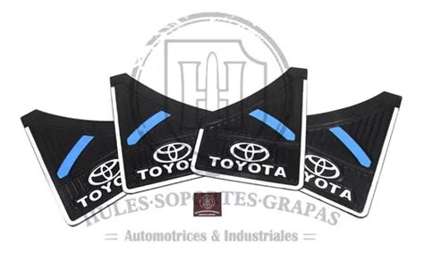 Loderas Toyota Tacoma Hilux Tundra Azul 4 Piezas Envío gratis