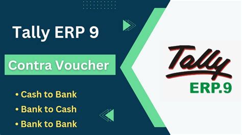 Contra Entry In Tally Erp In Hindi Cash Deposit Withdrawal Entry