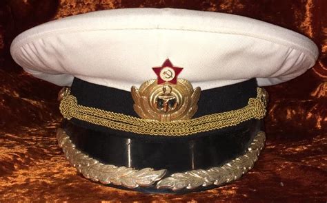 Фуражка парадная офицера ВМФ - Антикварный магазин "Славная Эпоха"
