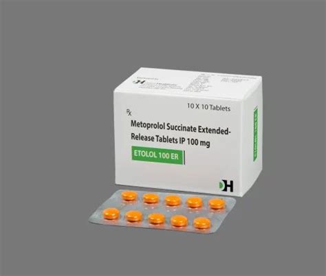 Metoprolol Succinate Er 100 At Rs 1000 Box Metoprolol Succinate Tablets In Vadodara Id