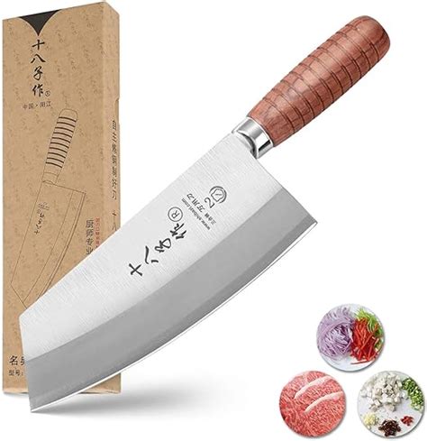 Amazon Shi Ba Zi Zuo Chef Knife Chinese Vegetable Cleaver For