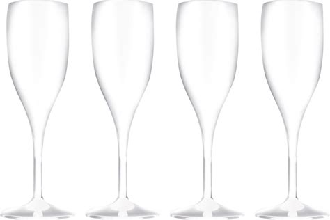 Set Van X Stuks Champagneglazen Prosecco Flutes Wit Ml Van