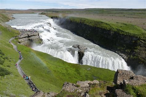 Free Photo Iceland Gullfoss Waterfall Free Image On Pixabay