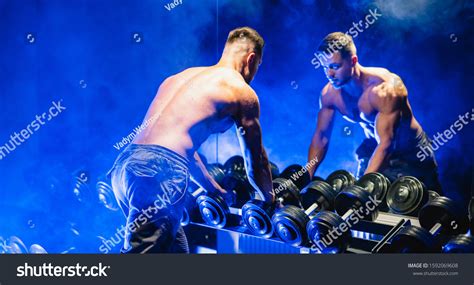 Athlete Naked Torso Man Standing Front Stock Photo Shutterstock