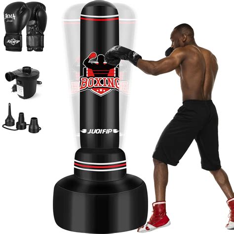 Sacco Da Boxe Con Supporto Per Adulti 180 Cm Sacchi Da Boxe Pesante