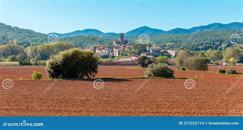 Spanish Landscape and Village Stock Photo - Image of destination ...