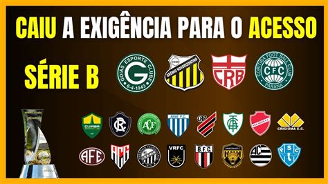 Quando O Internacional Caiu Para Série B - SÉRIE B | CAIU A EXIGÊNCIA PARA O ACESSO | CORITIBA OU AVAÍ, QUEM FICA ...