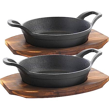 Amazon Home District Mini Cast Iron Skillet Set Of Mini Skillet