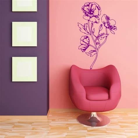 Perfect Flower Wall Sticker Decoration Wall Stickers Store Uk Shop