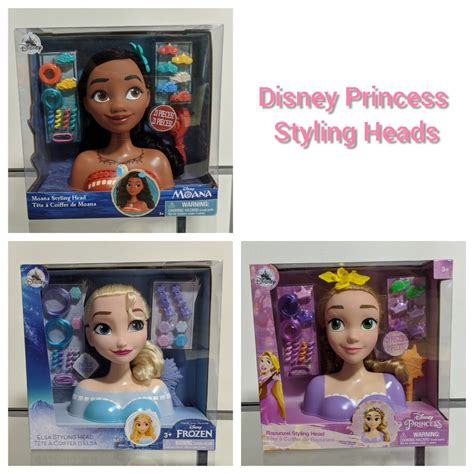 Assorted Disney Princess Styling Head Disneystore Toys Games