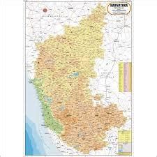 Karnataka Physical Map Manufacturer Karnataka Physical Map Supplier