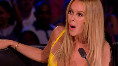 Amanda Holden Looks Sexier Than Ever In Plunging Yellow Gown For