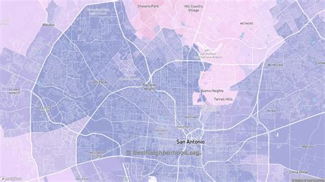 Bexar County Tx Political Map Democrat And Republican Areas In Bexar County