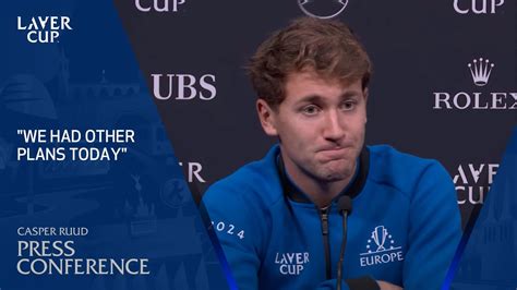 Casper Ruud Press Conference Laver Cup 2024 Match 9 YouTube