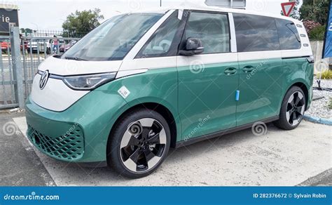 Volkswagen Id Buzz Ev Electric Van Multivan New Vw Vehicle Editorial